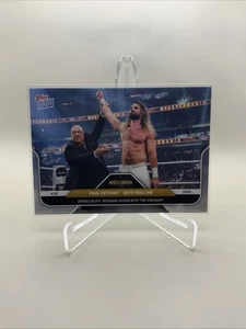 2025 Topps NOW - WWE - #41 Paul Heyman / Seth Rollins Double Bluff *WrestleMania - Picture 1 of 2