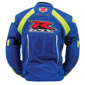 Chaqueta de montar transpirable Suzuki forro extraíble malla tela chaqueta - Imagen 1 de 4