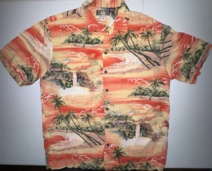Kalaheo Hawaiian Shirt Men’s Medium Short Sleeve Casual Button Up Beach Paradise - Picture 1 of 6