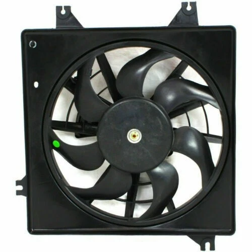 Ventilador único condensador L4 1,8 L A/T compatible con Kia Spectra 2000 2001 2002 2003 2004 Foto 1 de 2