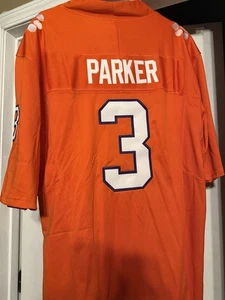 NCAA Clemson Tigers #3 PARKER XL football jersey. FREE SHIPPING - Picture 1 of 3