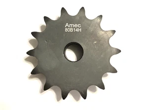 AMEC 80B14H Kettenrad für #80 Kette 14 Zähne 1" Lagerbohrung - Bild 1 von 2