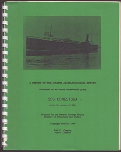 A REPORT OF THE MARINE ARCHAEOLOGICAL SURVEY SOS CONESTOGA - Foto 1 di 1