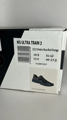 Salewa Men's Ultra Train 3 Shoes - Ombre Blue/Red Orange, Size 9 - Image 1 of 4