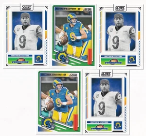 (5) Matthew Stafford 2025 PUNTA LOS INSERTOS DE FRANQUICIA + LOTE LOS ANGELES RAMS - Imagen 1 de 1