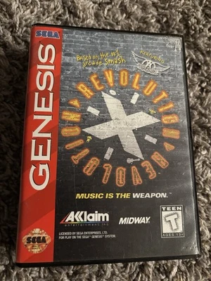Revolution X - Sega Genesis - TESTED + MANUAL  🎤 👄 👩‍🦰 - Image 1 of 4