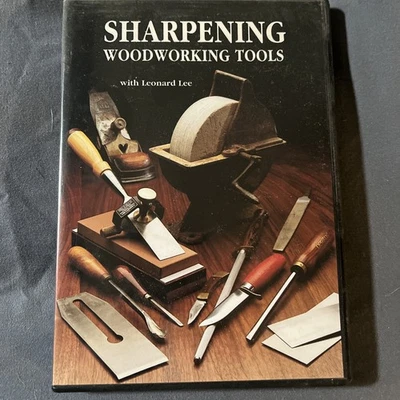 Sharpening Woodworking Tools with Leonard Lee DVD 2002 Algrove Publishing Good - Image 1 of 3