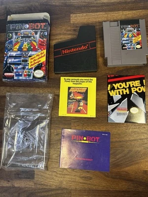 Pinbot (Nintendo Entertainment System, 1990) NES Authentic Complete CIB NICE! - Image 1 of 4