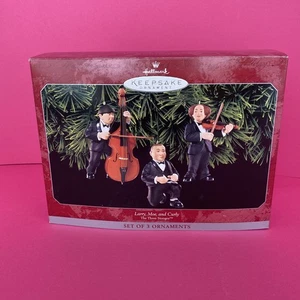 1999 Hallmark Keepsake Three Stooges Weihnachtsschmuck Neu im Karton - Bild 1 von 2
