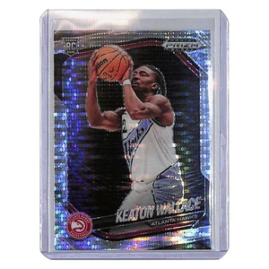 2024-25 Panini Prizm Black Keaton Wallace RC Pulsar Prizm Atlanta Hawks #216 - Picture 1 of 2