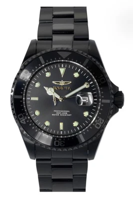 Invicta Pro Diver Zager Stainless Steel Black Dial 23402 200M Mens Watch - Bild 1 von 4