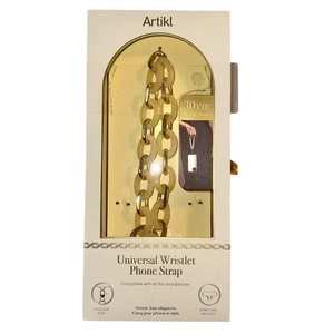 Artikl Wristlet Phone Strap 30cm Cream And Gold New In Box - Picture 1 of 6