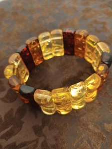 Bohemian Chic Damen-Bakelit-Armband (Bernsteinwachs) - Bild 1 von 4