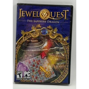 2013 Jewel Quest: The Sapphire Dragon PC Game Brand New SEALED - Picture 1 of 4