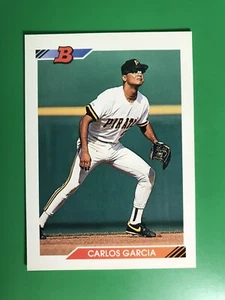 1992 Bowman Carlos Garcia #576 Pittsburgh Pirates - Picture 1 of 2