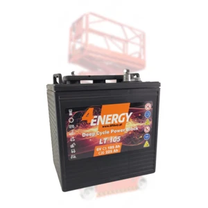 Batteria 4ENERGY LT105 6V 225Ah do Golf Card veicolo elettrico - Foto 1 di 10