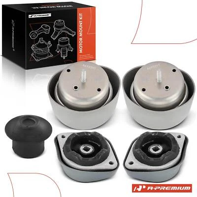 Soporte de motor y transmisión 5 piezas para VW Passat 1998-2005 Audi A4 A6 Quattro S4 Foto 1 de 4