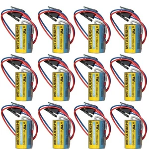 12X MR-BAT ER17330V/3.6V Mitsubishi A6BAT PLC Battery for FANUC CNC System - Picture 1 of 3
