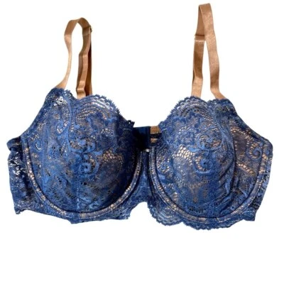 Sujetador Balconette de Encaje Third Love 24/7 Azul Denim 34D Foto 1 de 4