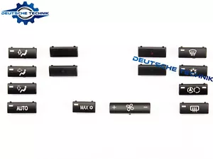 14 COUVERCLE DE BOUTONS DE COMMUTATEUR DE COMMANDE CLIMATIQUE BMW E53 E39 - Imagen 1 de 2