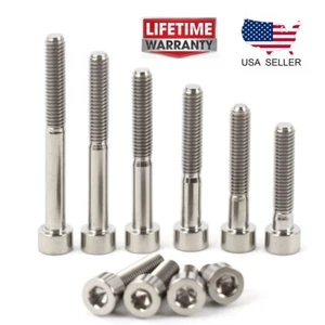 M6 Titanium Bolts Allen Socket Cap Head 10,15,18,20,25,30,35,40,45,50,55,60mm - Picture 1 of 4