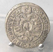 1 Kreuzer 1700 CB, Brieg, Leopold I., Silber