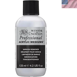 Satin Finish Acrylic Varnish Remover, 125ml - Preserve Your Artwork's Integrity - Picture 1 of 3