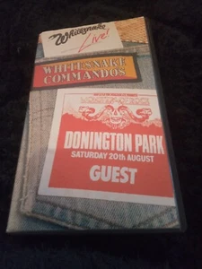 Whitesnake Live! video uk emi 1991 PAL VHS Kassette, Cert 15 - Bild 1 von 3