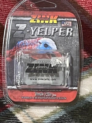 Zink Z-Yelper Waterfowl Marsh Field Forest Water Turkey Mouth Call SEALED NEW - Image 1 of 2