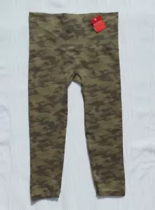 NEW $72 SPANX Desert Camo Look at Me Now Seamless Cropped Leggings sz US 1X XL - Picture 1 of 5