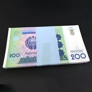 Usbekistan 200 Summe x 100 STCK. 1997 P-80 Konvolut UNC unzirkuliert - Bild 1 von 3