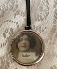 New Silver Babe Stole Hearts Daily 1900's Victorian Woman Girl BoHo Face Charm