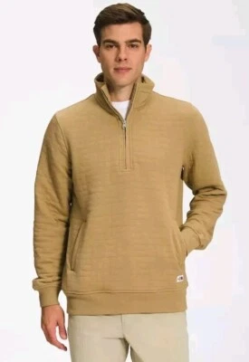 The North Face Longs Peak Quilted ¼-Zip in Tan Size M - Image 1 of 4