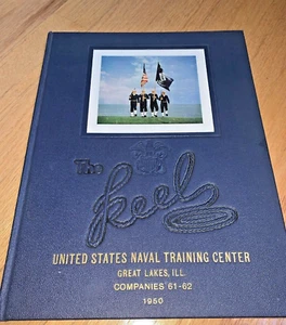 Libro de clase 1950 de las empresas del centro de entrenamiento naval de los grandes lagos de Estados Unidos 61-62 - Imagen 1 de 9