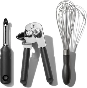 OXO Good Grips 3-Piece Everyday Kitchen Tool and Utensil Set - BOXED - NEW - Picture 1 of 4