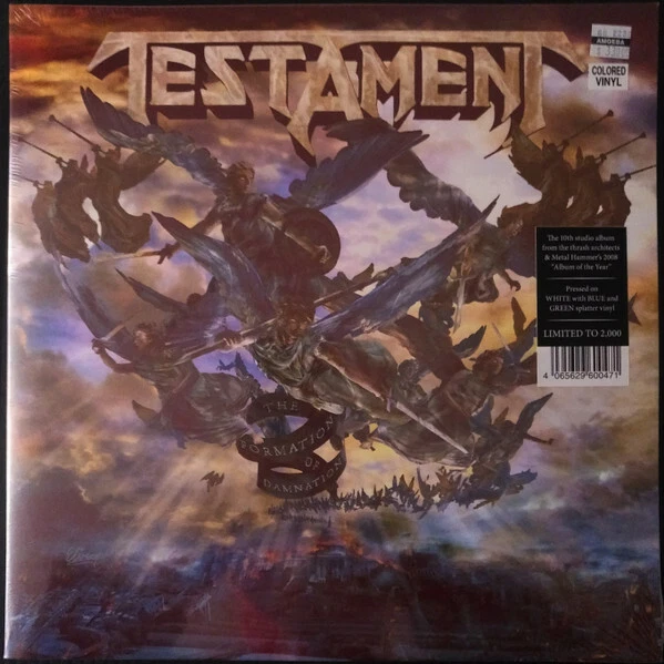 Testament - The Formation Of Damnation 2 x LP Colored Vinyl THRASH METAL RECORD - Image 1 of 1