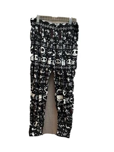 girls Disney jack Skellington nightmare before Christmas fleece pajama pants - Picture 1 of 4