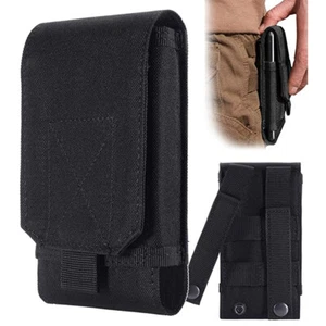 Holster Camo Molle Bag Phone Camouflage Bag Belt Pouch Holster Cell Phone Pouch - Picture 1 of 17