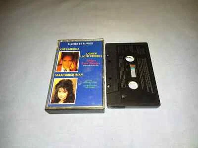 JOSE CARRERAS & SARAH BRIGHTMAN AMIGOS PARA SIEMPRE CASSETTE TAPE SINGLE - Image 1 of 2