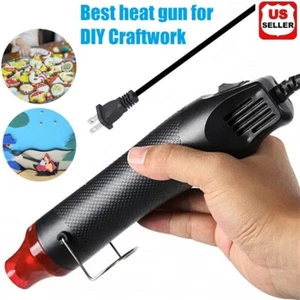 Mini Heat Gun DIY Electric Nozzles Tool Hot Air Gun Embossing Drying Paint USA - Picture 1 of 5