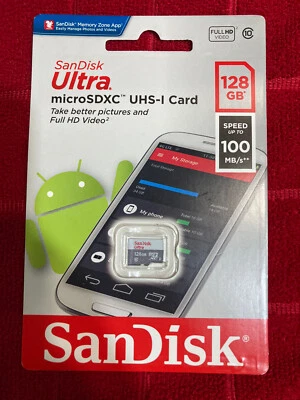 SanDisk Ultra MicroSDXC UHS-I Card 128GB - Image 1 of 2