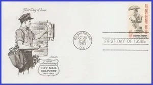 USA4 #1238 U/A ARTMASTER FDC City Mail Delivery - Picture 1 of 1