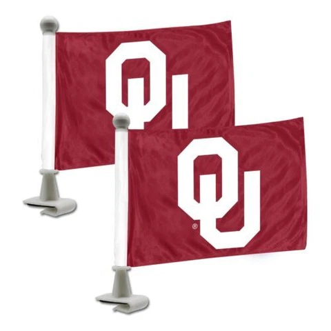 Oklahoma Sooners NCAA  Ambassador Car Flag Set Cover