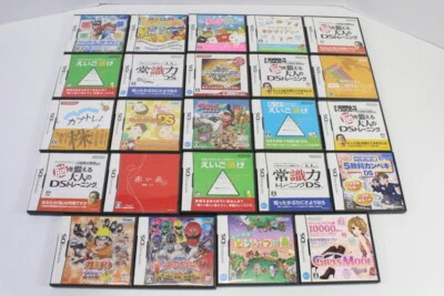 WHOLESALE Lot 24 Nintendo DS Game NDS Japan UNTESTED Gokaiger Animal Crossing - Image 1 of 4