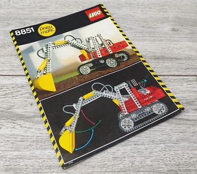LEGO 8851 MANUALE ISTRUZIONI TECHNIC PNEUMATIC 1984 VINTAGE INSTRUCTION MANUAL - Immagine 1 di 2
