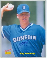 1995 Roy Halladay Autographed 8 x 10 Signature Rookies Photo Card with COA /3000