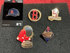 Juego de 5 prendedores de coleccionista con licencia MLB con logotipo de los Medias Rojas de Boston PRECIO EXPLOSIVO - Imagen 1 de 1