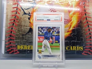 2022 Topps Wander Franco Rookie #215 PSA 10 Gem Mint Tampa Bay Rays - Picture 1 of 2
