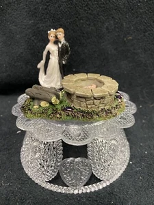 Romantic Sm Camping Camp fire Hunting Woods Wedding Cake Topper Funny Groom top - Picture 1 of 3