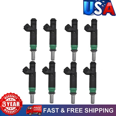 8PCS Injector For BMW X5 4.8L V8 2004 2005 2006 2007 2008 2009 2010 FJ739 - Image 1 of 4
